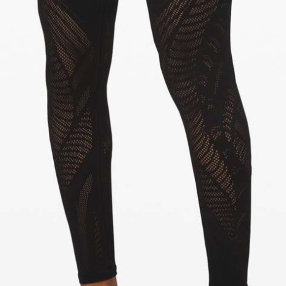 Lululemon high rise reveal tights black 4 - Picture 4 of 10
